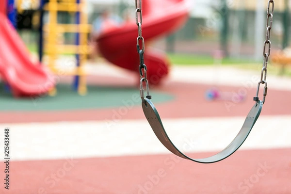 Obraz Children's teeter on a playground.