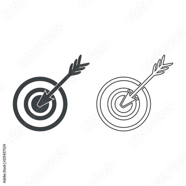 Fototapeta Target Vector icon