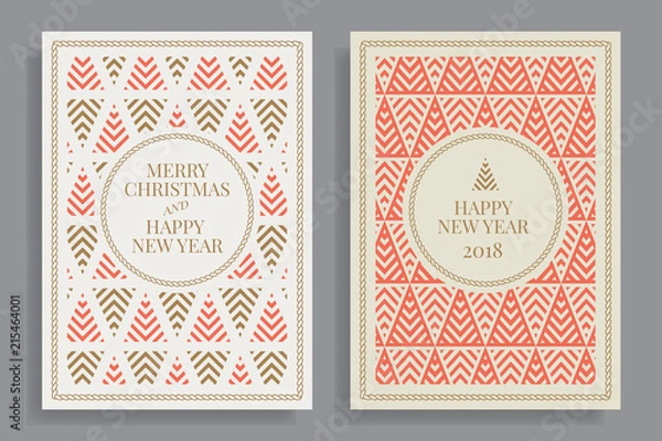 Obraz Winter holidays greeting cards