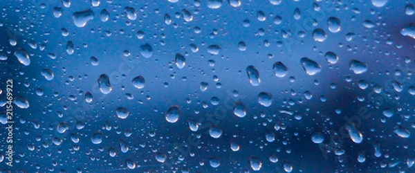 Obraz banner for website, water drops background