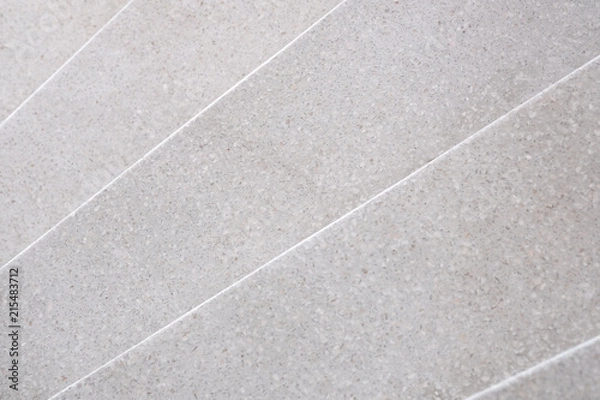 Fototapeta Stairs Terrazzo polished stone walkway and floor, pattern and color surface marble and granite stone, material for decoration background texture, interior design. selective focus.