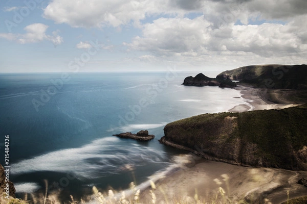Fototapeta Bethells Beach summit