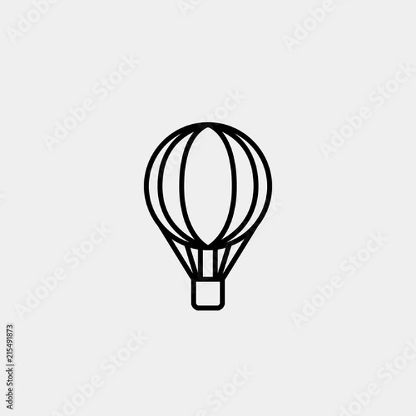 Fototapeta Airbaloon Icon Vector