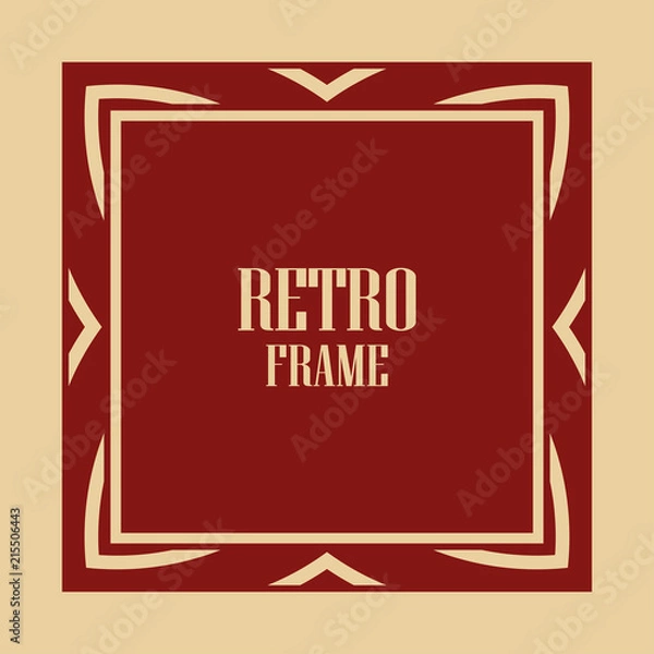 Obraz Art Deco Frame