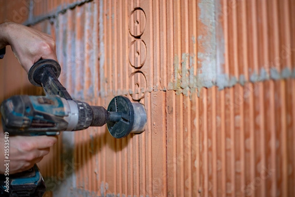 Obraz Lehrdosen bohren