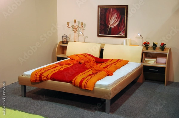 Obraz modern cosy bedroom