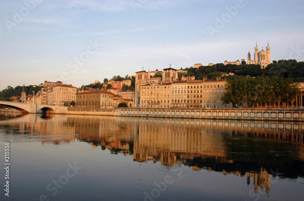Obraz quais de  saone au matin