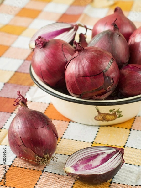 Obraz Red onions