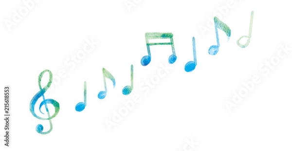 Fototapeta 音符のイラスト