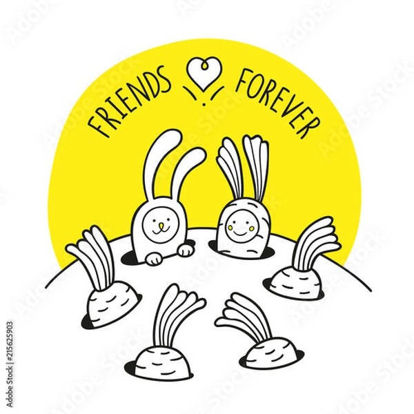 Fototapeta Friends forever