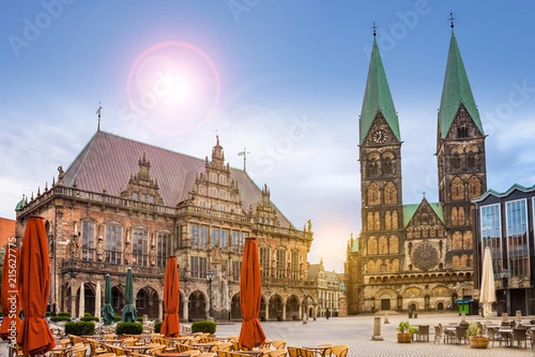 Fototapeta Bremen Marktplatz