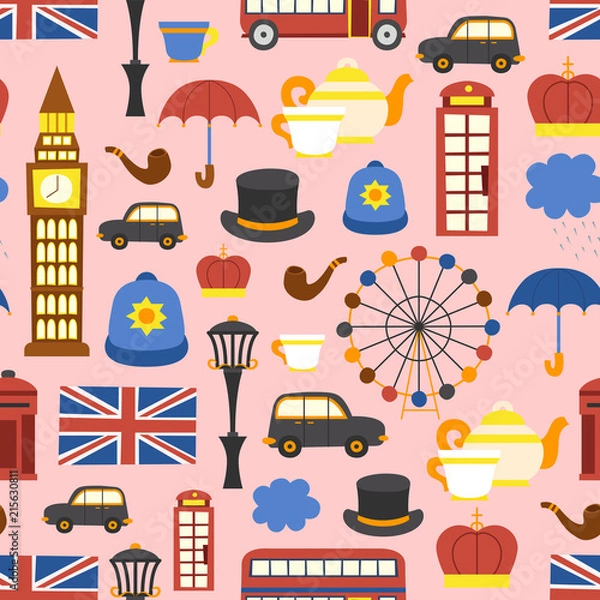 Obraz Vector London background