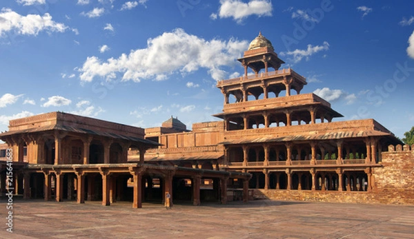 Obraz Starożytne opuszczone miasto Fatehpur Sikri, XVI wiek. Agra, Uttar Pradesh, Indie