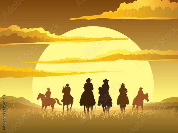 Obraz Jeźdźcy konni