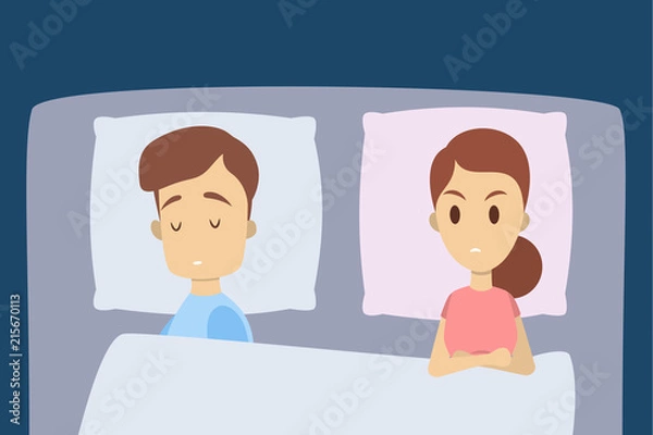 Obraz Couple with problems in relationship