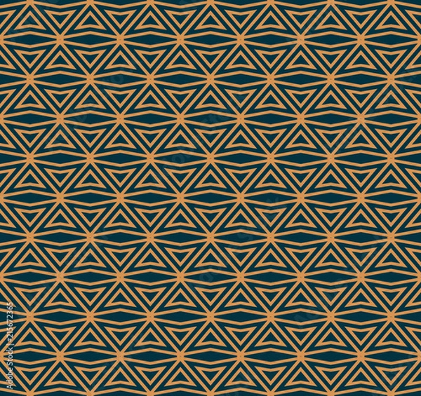 Fototapeta Vector seamless pattern. Modern stylish abstract texture. Repeating geometric tiles from striped elements