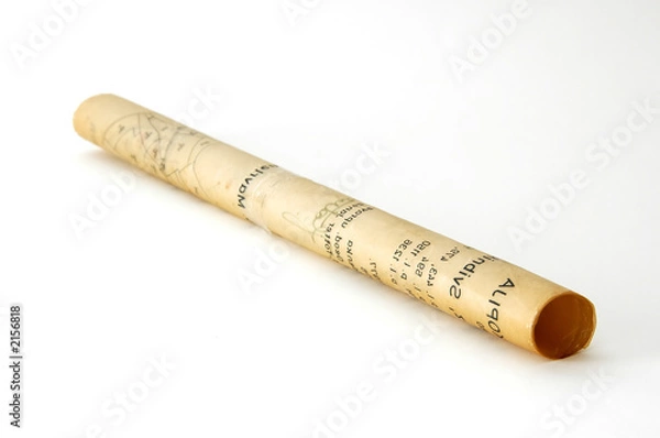 Obraz old rolled paper