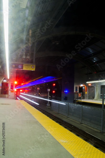 Obraz C-train long exposure