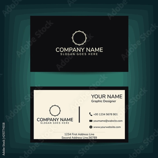 Obraz Clean Simple Business card