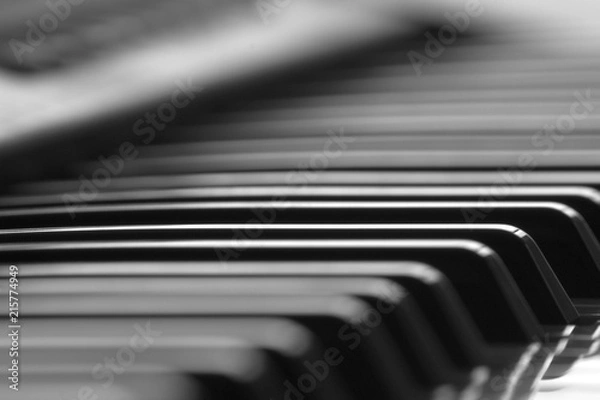 Obraz Focus down piano keys.