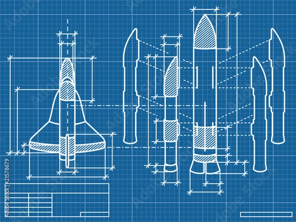 Obraz plan statku kosmicznego
