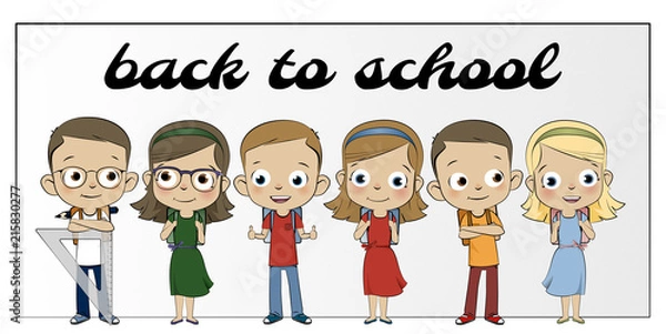 Fototapeta Back to school