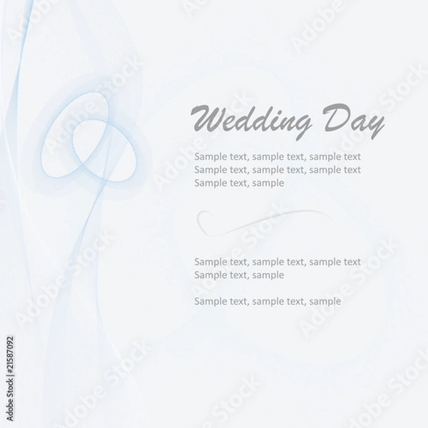 Obraz wedding card