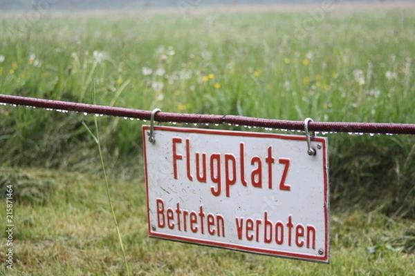 Fototapeta Flugplatz