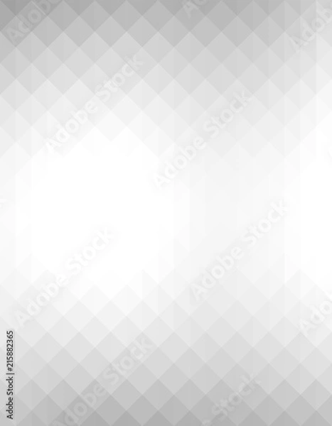 Obraz Streszczenie tło geometryczne z kształtami trójkąta tonu szary i biały kolor.