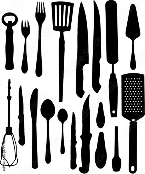 Obraz Set of kitchen object