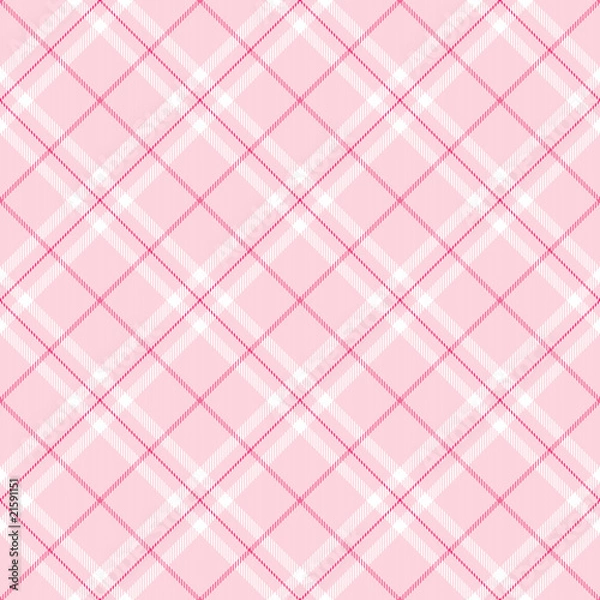 Fototapeta Light Pink Plaid