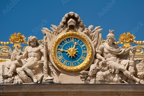 Fototapeta Clock at Versailles palace
