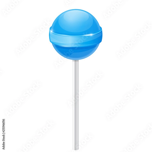 Obraz Lollipop. Blue candy