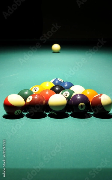 Fototapeta Ready To Play Pool