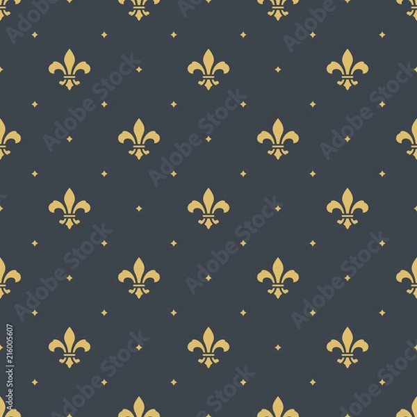 Fototapeta tło wzór fleur-de-lis