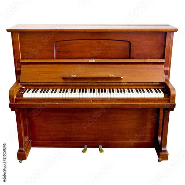 Obraz brązowy fortepian