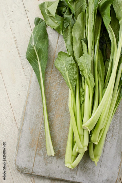 Fototapeta preparing fresh chard