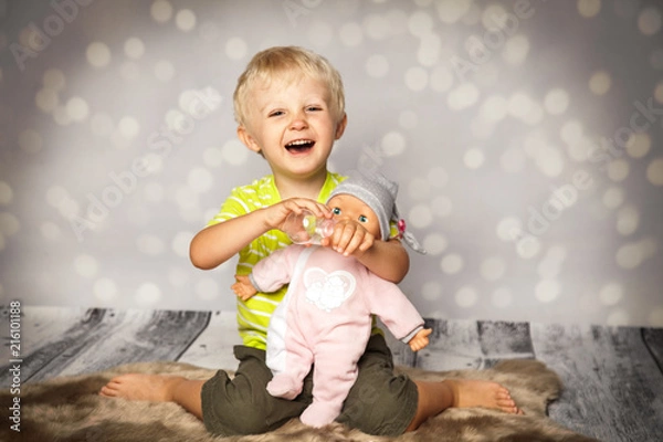 Obraz große Freude im KInderzimmer