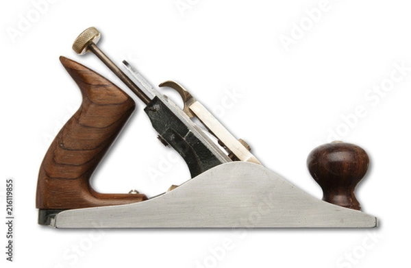 Fototapeta An isolated shot of a precision carpentry Jack Plane