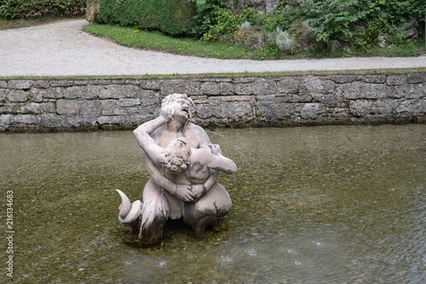Fototapeta Statue Wasser Marmor