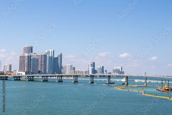 Obraz Skyline von Miami, Florida