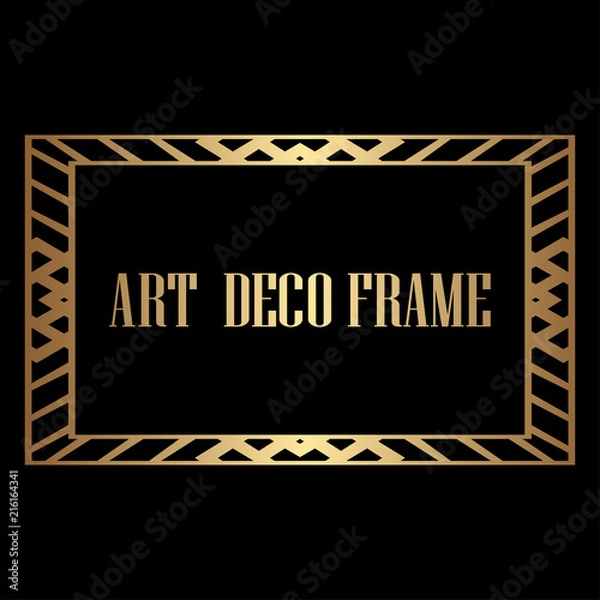 Fototapeta Art Deco Frame