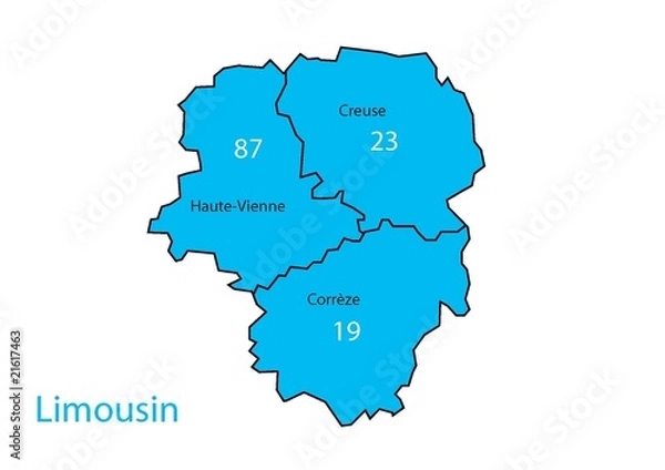 Obraz Region Limousin