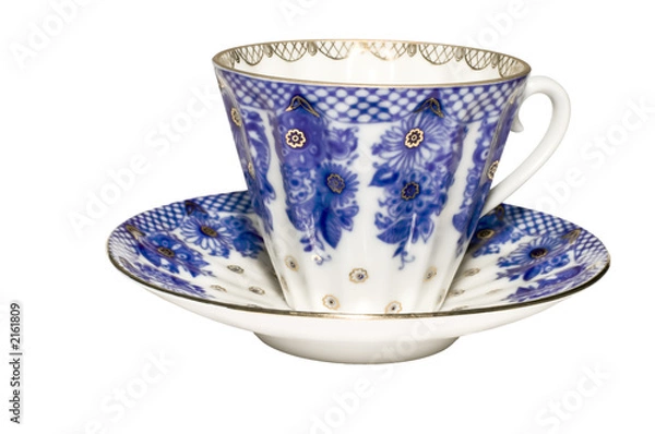 Obraz blue tea cups