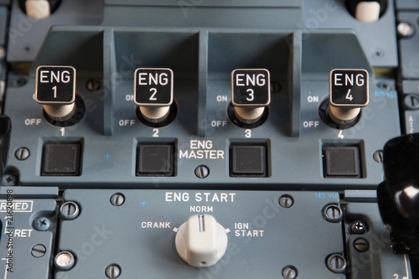 Fototapeta engine start