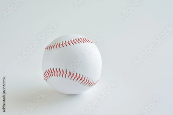 Fototapeta 野球のボール　白バック


