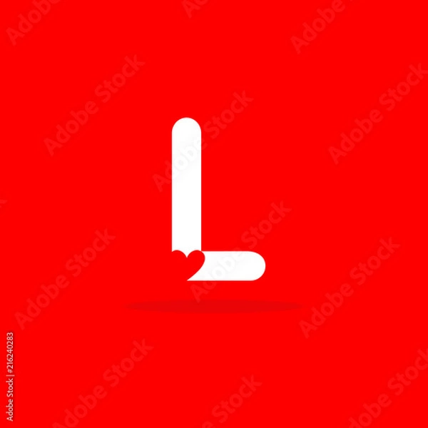 Obraz Letter L logo icon design template elements