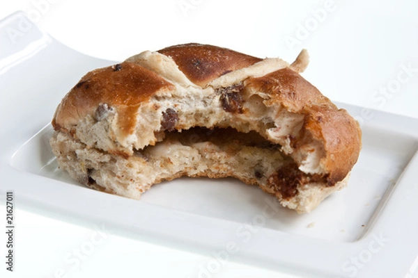 Obraz Tasty Hot Cross Bun