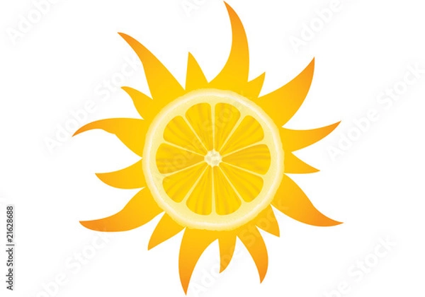 Fototapeta sole al limone