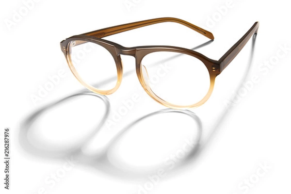 Obraz Brown Glasses wiht Shadow